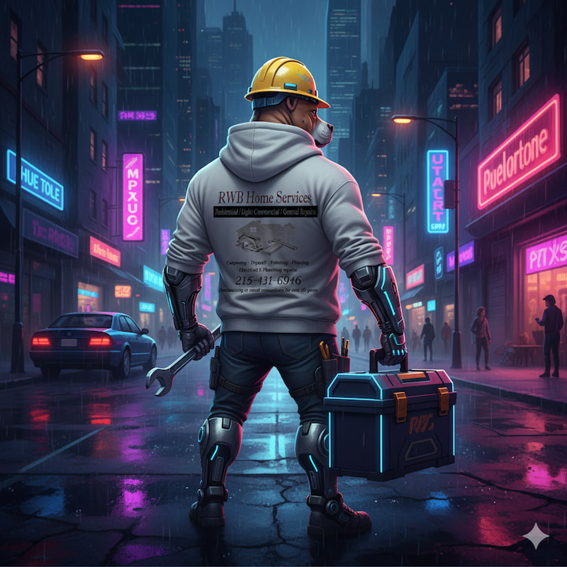 RWB Home Services custom hoodie design